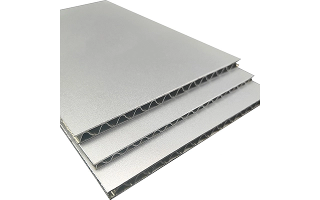 Corrugated Aluminum Sanwich Panel